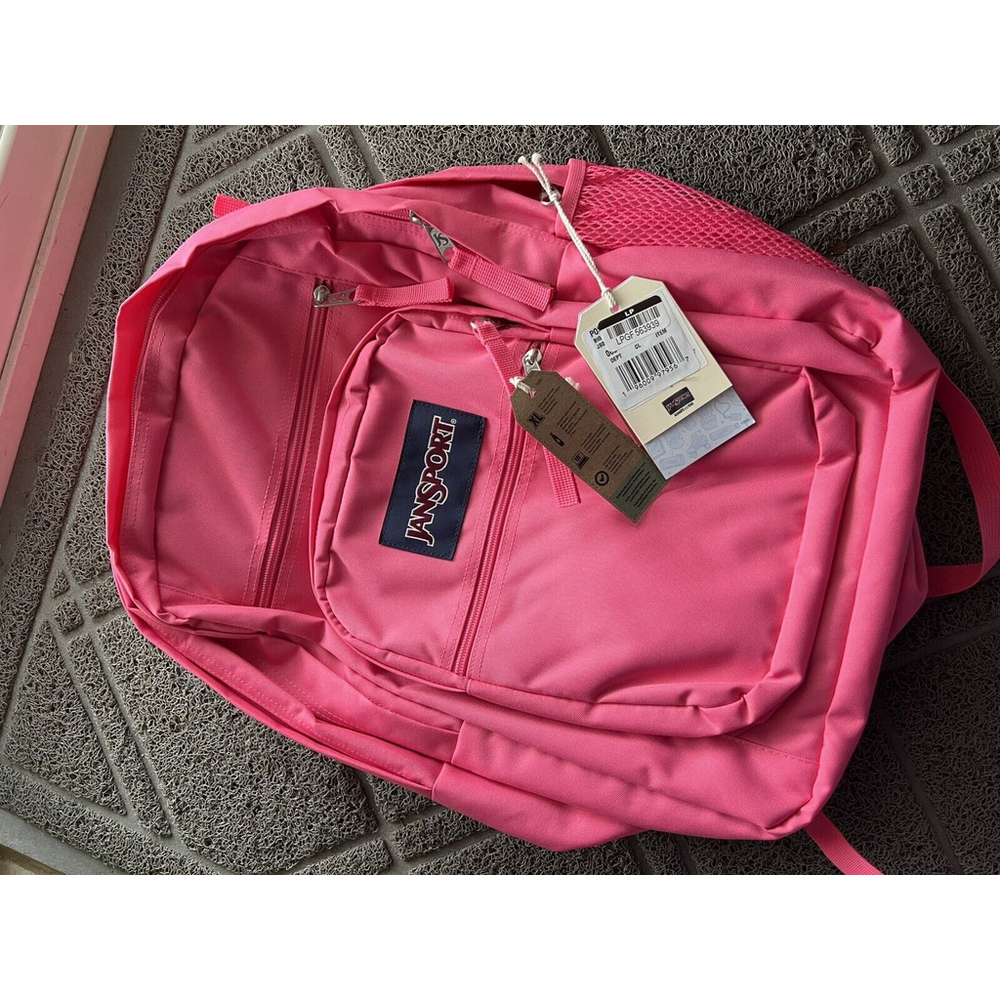 JanSport Big Student 17.5" Backpack - Posh Pink New With Tags Holds 15” Laptop - Picture 7 of 7